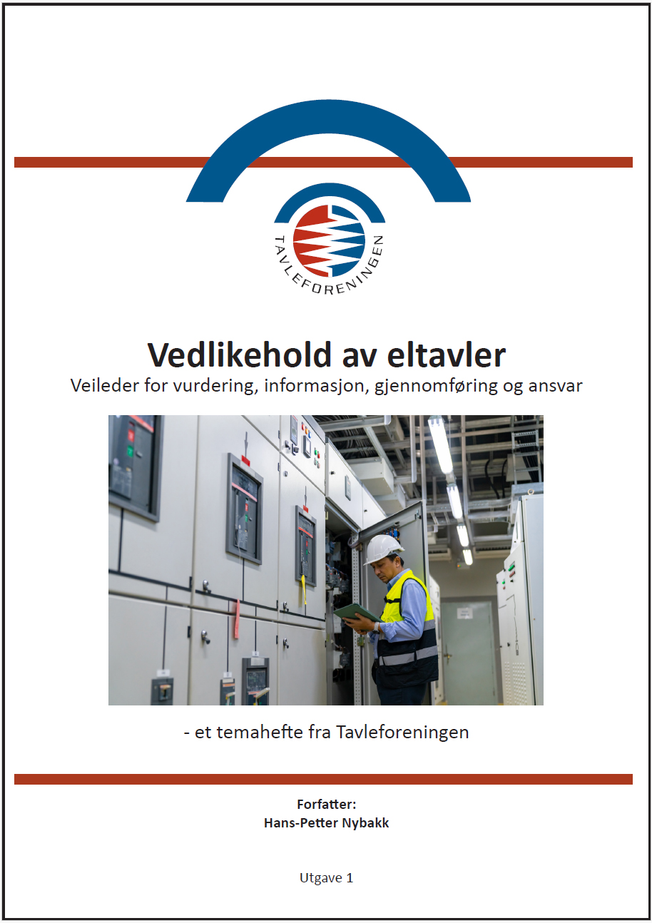 Forside Vedlikehold av tavler november 2025 forside web